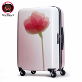 WAOB05 printed hardshell trolley luggage for traveling